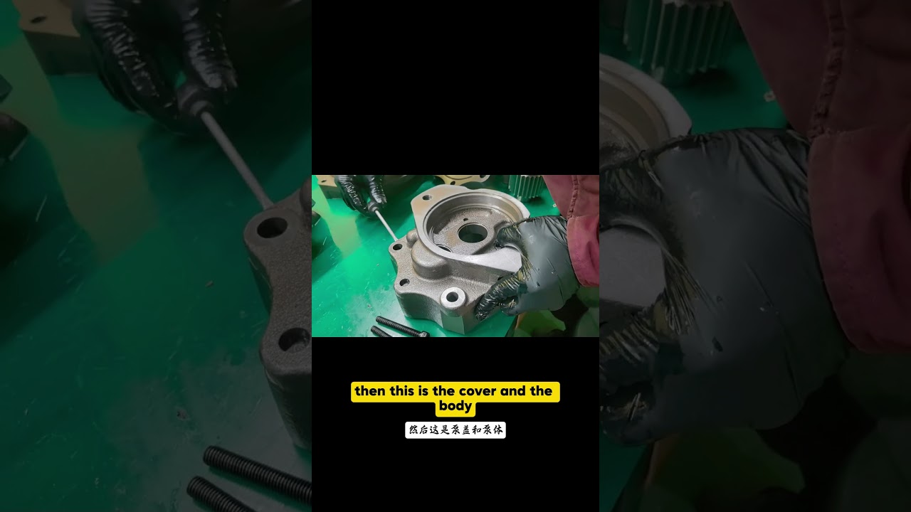 Disassemble 950 Loader Transmission pump 7 