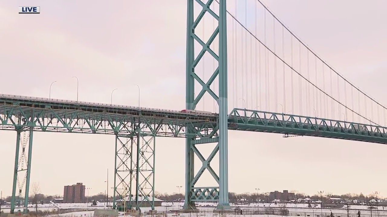 Ambassador Bridge reopens after protests closed international crossing