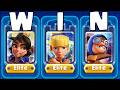 I played the best clash royale deck for every tower troop