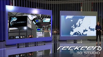 Animated Virtual Lighting in RECKEEN 3D STUDIO