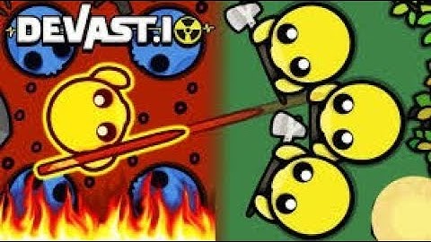 Savaging Devast.io P.1 New Update  || DO IT ! Devast.io Solo || FlameThrower ||