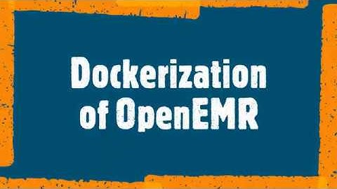 Dockerization of OpenEMR