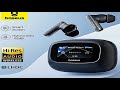 Baseus Bowie M2s Ultra Wireless Earphones Smart Screen 52dB Noise Cancelling Bluetooth 5.4