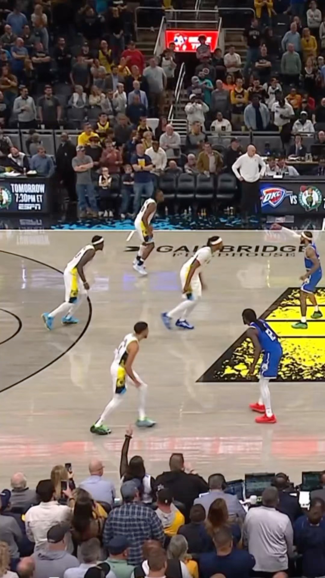 They ran a NFL play in the NBA and it worked ??