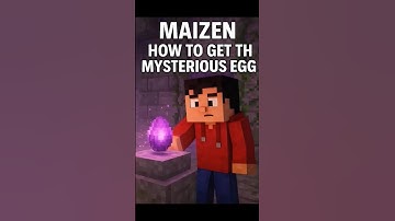 MAIZEN How to Get the Mysterious Egg - MAIZEN Minecraft Animation #shorts