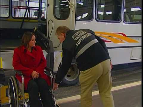 For people who are unable to use the regular transit system with safety and dignity, Access Transit offers a valuable service for Saskatoon residents. Service is provided using lift-equipped buses and cabs within the city limits of Saskatoon on a shared-ride "accessible door to accessible door" basis, proving a safe and secure trip from origin to destination including assistance with getting to the vehicle, getting on the vehicle, securement of you and your mobility device within the vehicle, exiting from the vehicle, and assistance to the destination accessibile door.