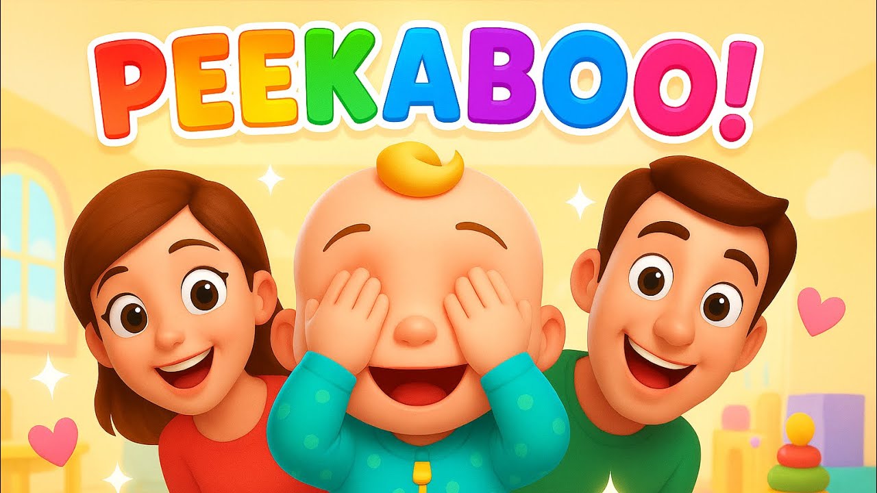 Peekaboo Nursery Rhyme | Cute Baby Animation | Baby & Toddler Fun - YouTube