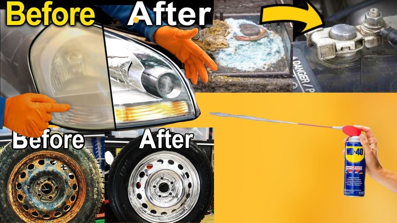 WD-40 в автомобиле: Удивительные способы применения, о которых вы не знали!