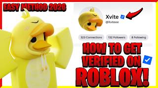 How To Get The Verified Badge On Roblox 2026 Method