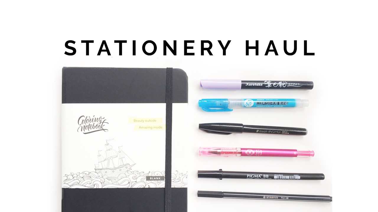 stationery haul ✏ cute japanese stationery alert!