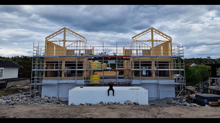 Vi bygger klart hela stommen på huset och gör klart terrassen på våning 3