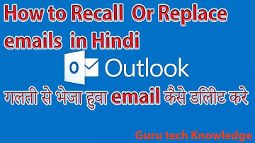 📧 How to Recall or Replace Sent Email Messages in Outlook (Office 365, 2013, 2016, 2019, 2022)