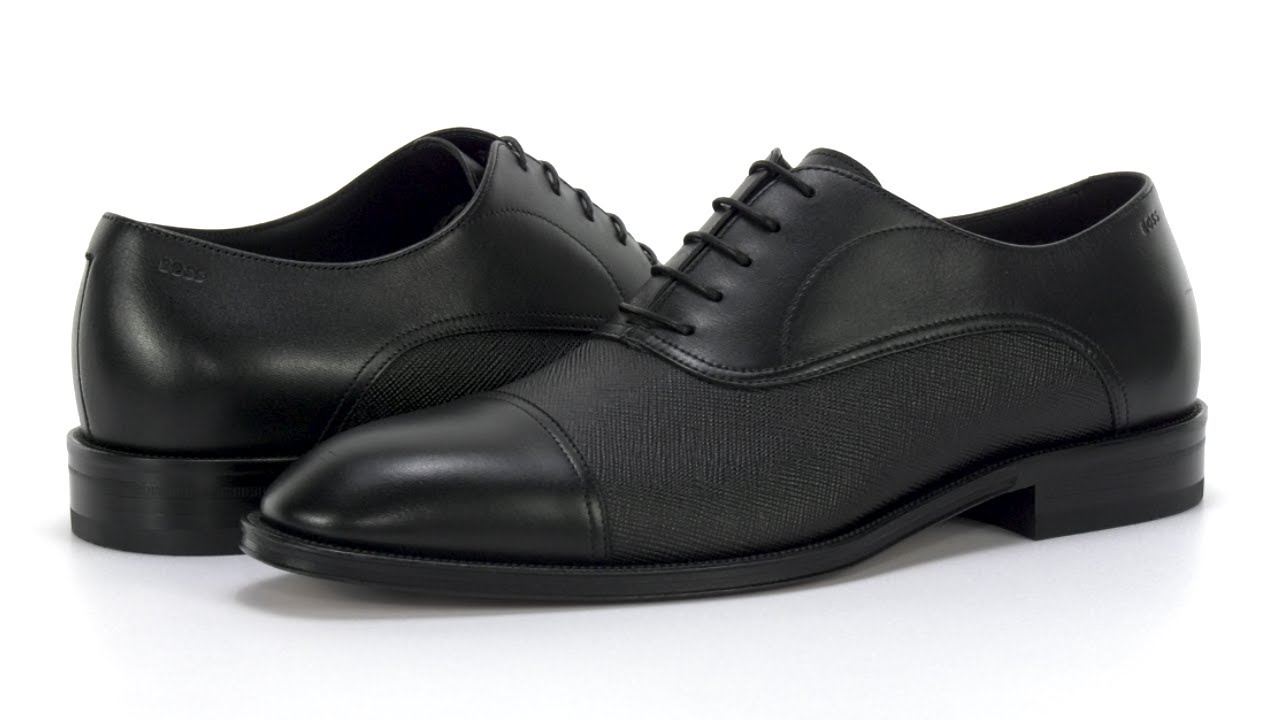 BOSS Derrek Leather Oxford Shoes SKU: 9951956
