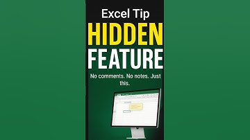 Add NOTES Quickly in Excel Today