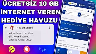 Ücretsi̇z 10 Gb İnternet Kampanyasi Tüm Hatlar Vodafone - Turkcell Bedava İnternet 2026