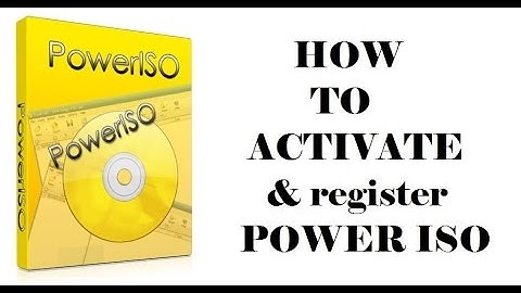how to install and register power iso 6.5