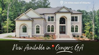 New 5 BDRM, 6 BATH HOME, 3 CAR GARAGE FOR SALE In CONYERS GA (24 MILES EAST oF ATLANTA)