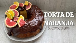 LA MEJOR TORTA DE NARANJA Y CHOCOLATE | Suave y húmeda