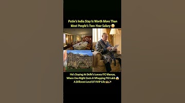 Russian President Vladimir Putin’s visit to India has drawn major attention as he is staying at Delh