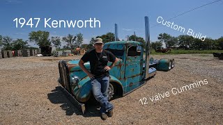 1947 Kenworth Complete Custom Build! #fypyoutube  #corywheatcustoms #diesel #merlinsoldschoolgarage