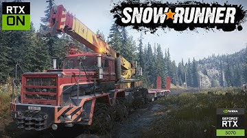 SnowRunner – Missing Machinery Mission in Black River | Heavy Recovery Through Michigan’s Wilds