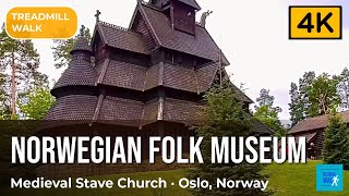 Norwegian Folk Museum 4K — Medieval Stave Church & Village, Oslo