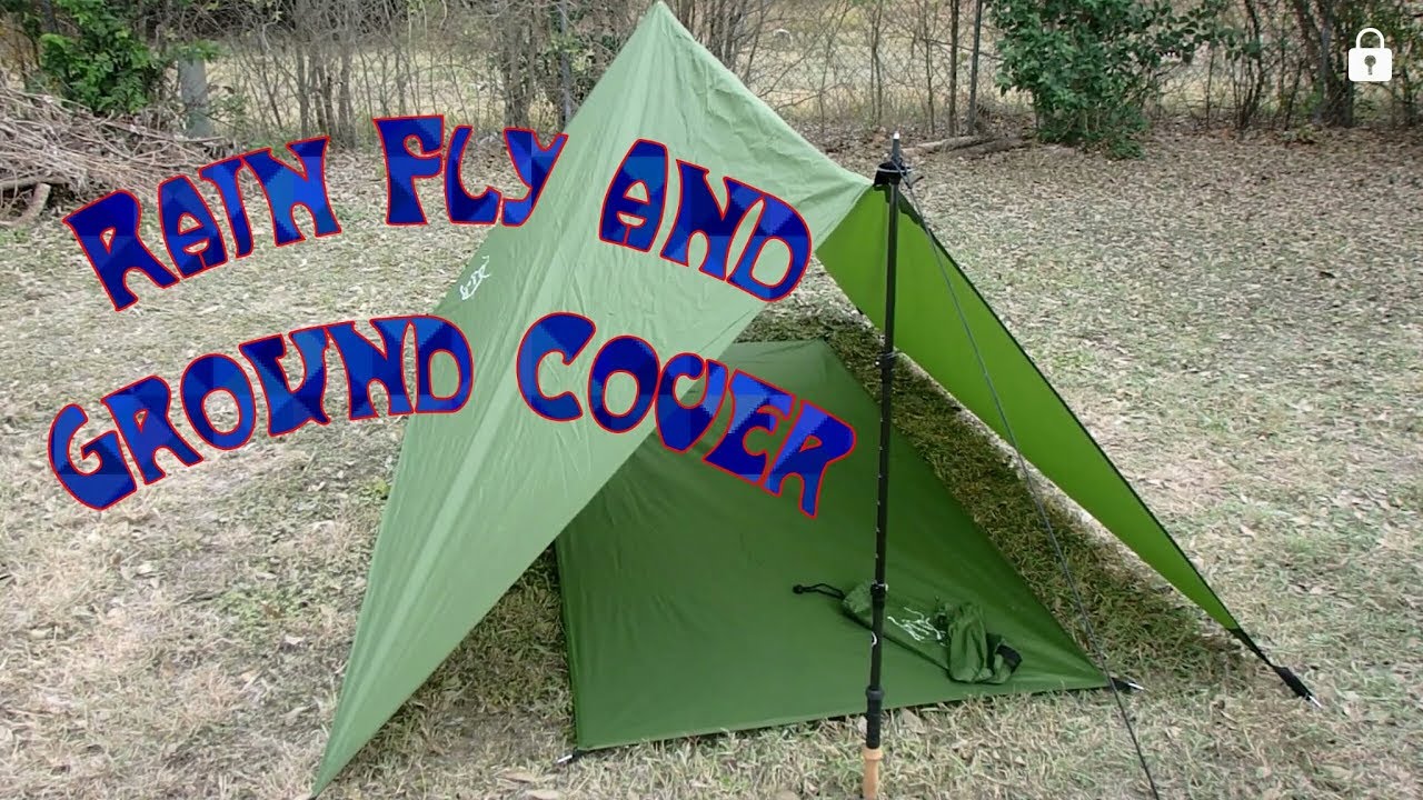 Rain Fly & Ground Cover ( For Minimalist Camping & Bushcraft) YouTube