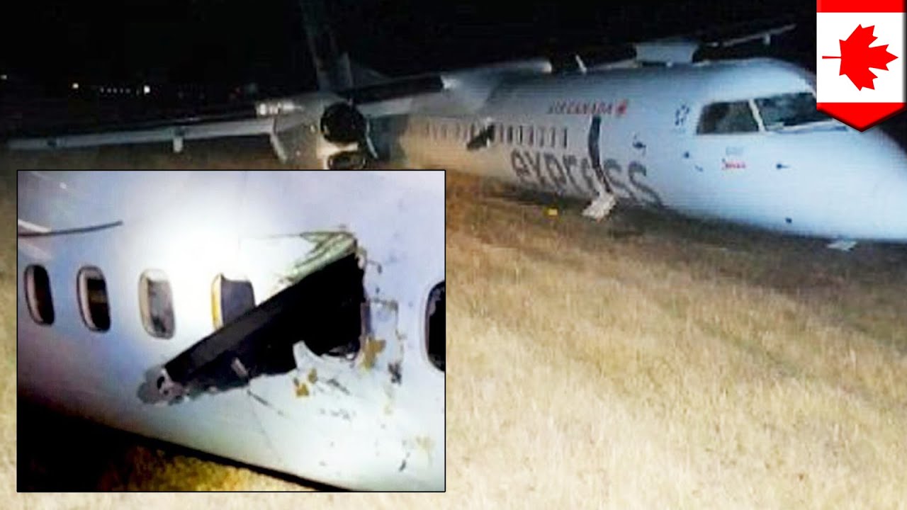 Crash landing Propeller hits woman in head during Air Canada’s Jazz