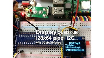 Display OLED da 0,96" I2C 128x64 pixel