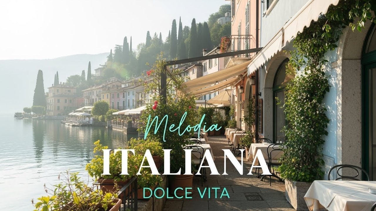 Mediterranean Sunset Lounge 🌅 Relaxing Italian Coastal Instrumental MusicDescription