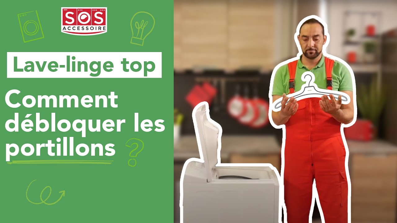 Comment Debloquer Les Portillons D Un Lave Linge Top Methode Du Cintre Youtube
