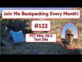 PCT Section A Mt Laguna Town Access - Review Mile 39.5 Tent Site #hiking #camping #backpacking #pct