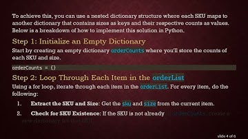 Easily Count Products by SKU and Size in Python Lists of Dictionaries
