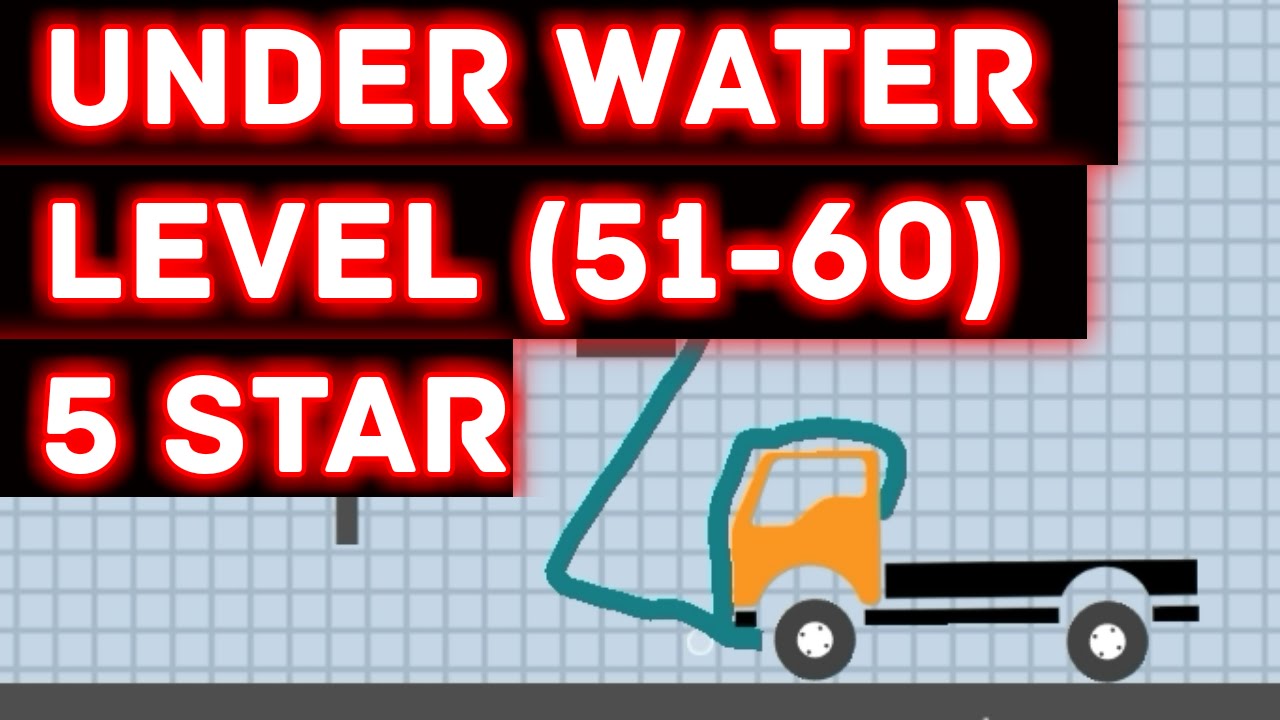 Brain it on the Truck Under water level 51-60 5 star walkthrough level 52 53 54 55 56 57 58 59