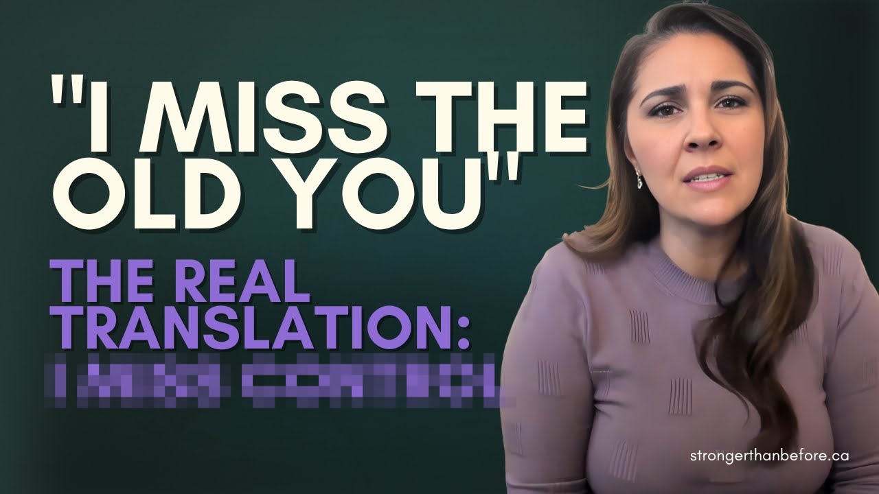 «Я скучаю по старому тебе» — что он на самом деле имеет в виду | Вся правда об этой тактике манип...