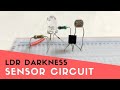 LDR darkness sensor on breadboard  #shortsvideo #trending #ldr