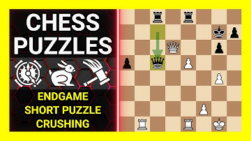 Chess Puzzles to Practice. Themes: Endgame, Short puzzle, Crushing. Learn Chess