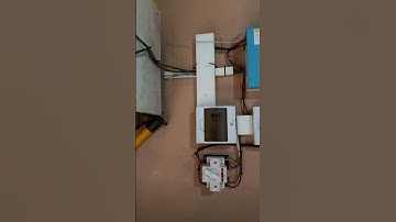 Automatic changeover switch for changing over from Solar to normal utility supply