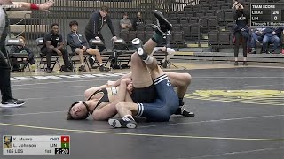 165lbs Kamdyn Munro (Chattanooga) vs Logan Johnson (Lindenwood)