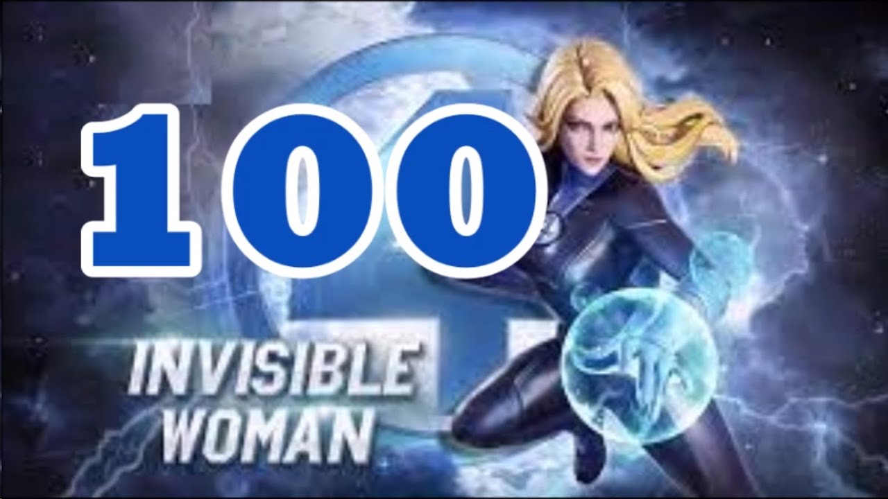 Countdown from 100 to 0 invisible woman week youtube