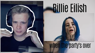 Metal Vocalist EMOTIONAL Reaction to Billie Eilish - "when the party's over"
