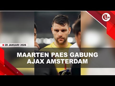 AJAX AMSTERDAM GAET KIPER TIMNAS MAARTEN PAES, HABISKAN Rp24 MILIAR | U-NEWS