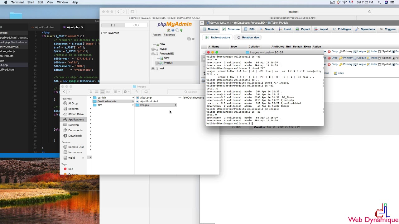programmation Web Dynamique_ Ajout de données Mysql_ Upload Image - YouTube