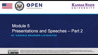 Module 5 Presentations and Speeches - Part 2