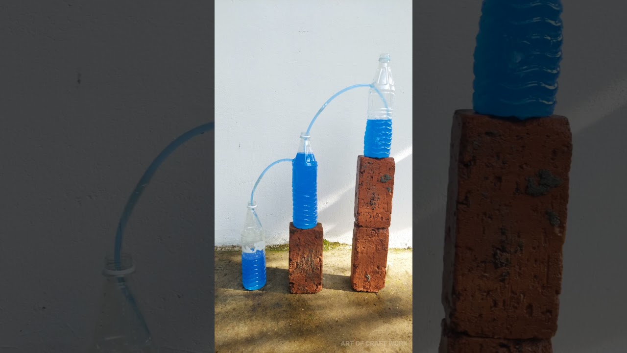 Experiment With Plastic Bottle | Siphon Experiment