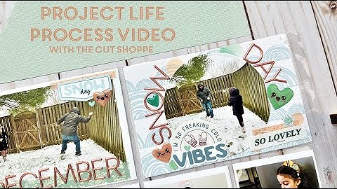 Project Life Process Video with The Cut Shoppe