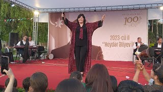 Aşıq Zülfiyyə (Ağcabədi rayonunda konsert) Heydər Əliyevin 100 illik yubileyi