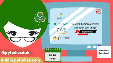 PyLadies Dublin July Meetup: FastAPI, Lambdas, PyTest and other cool things