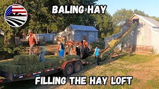 Famous Baling Hay on a Small Dairy Farm: Filling the Hay Loft! Wealth