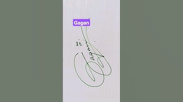Gagan |#signature #calligraphy #shorts #viral #art #artist #trending #handwriting #viralvideo #pen